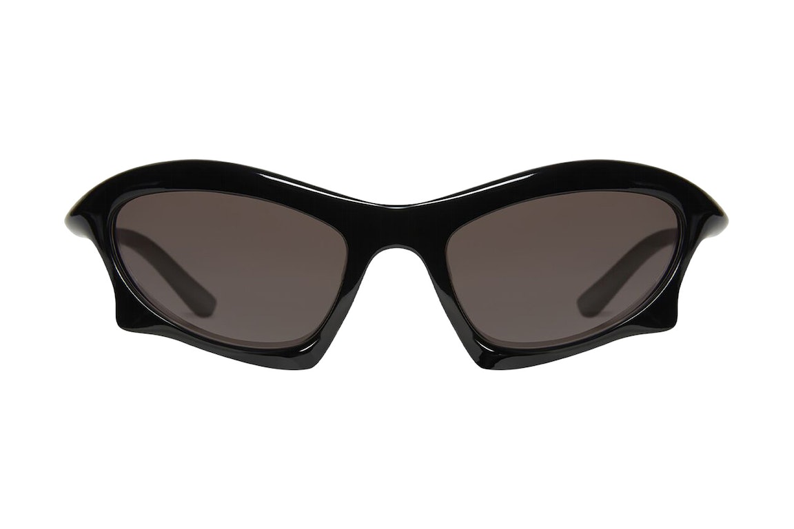 Pre-owned Balenciaga Bat Rectangle Sunglasses Black