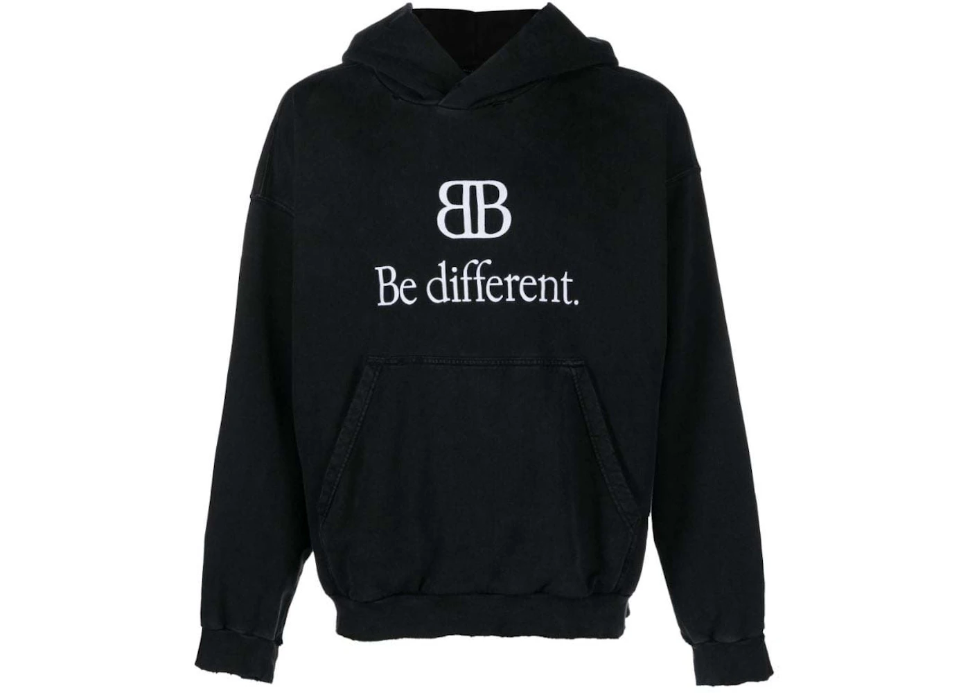 Balenciaga Be Different Kapuzenpullover Schwarz Herren – DE