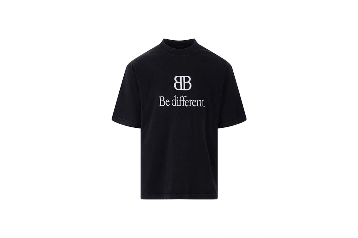 Pre-owned Balenciaga Be Different T-shirt Black