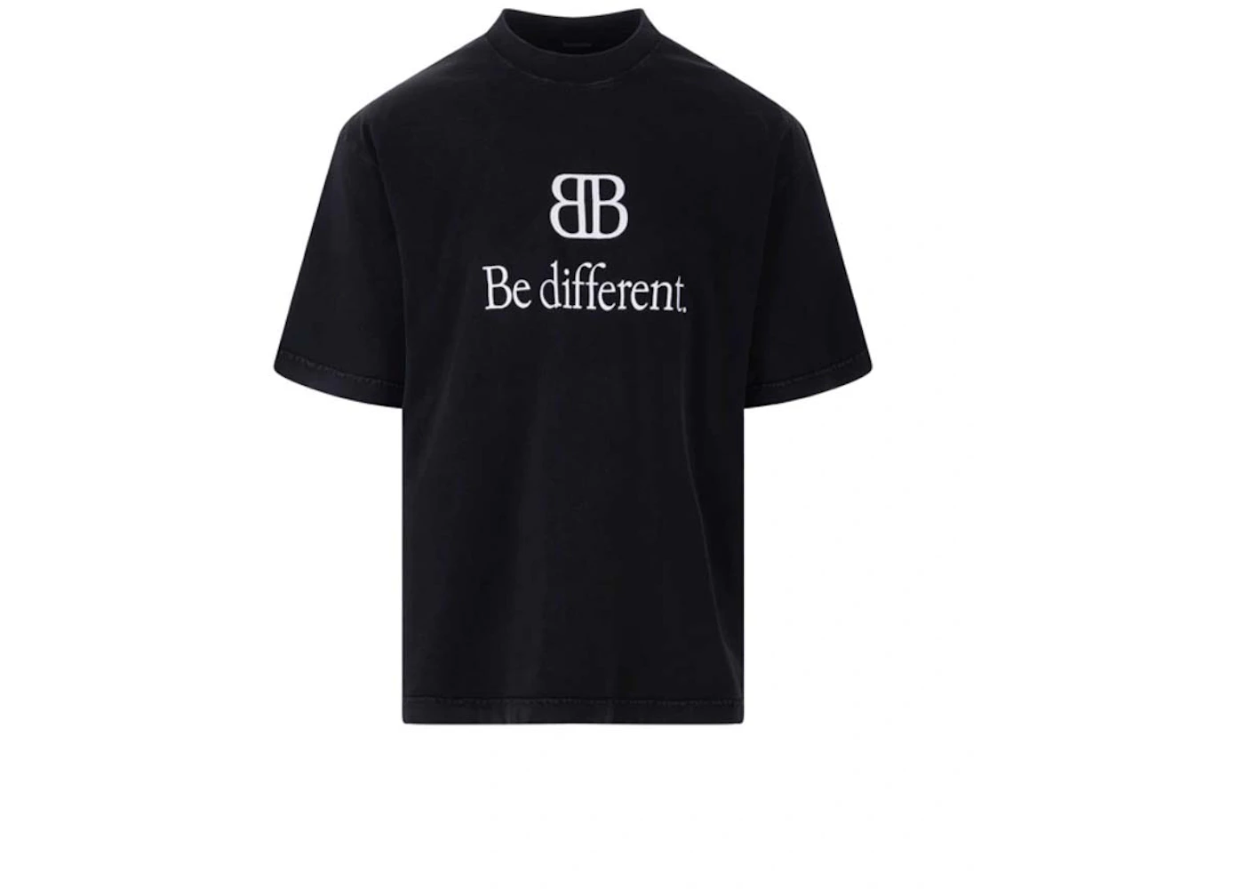 Balenciaga Be Different T-shirt Black Men's - US
