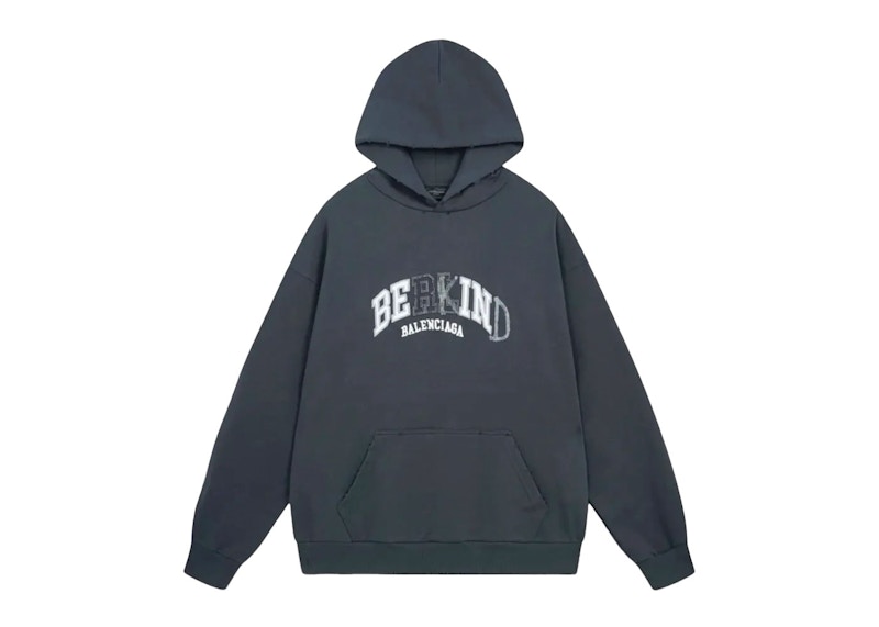 最終値下げ　BALENCIAGA BE KIND HOODIE Balenciaga Be Kind Hoodie in Gray | Lyst