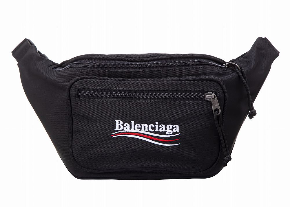 Balenciaga Double Zips Bum Bag Black Luxury Bags  Wallets on Carousell