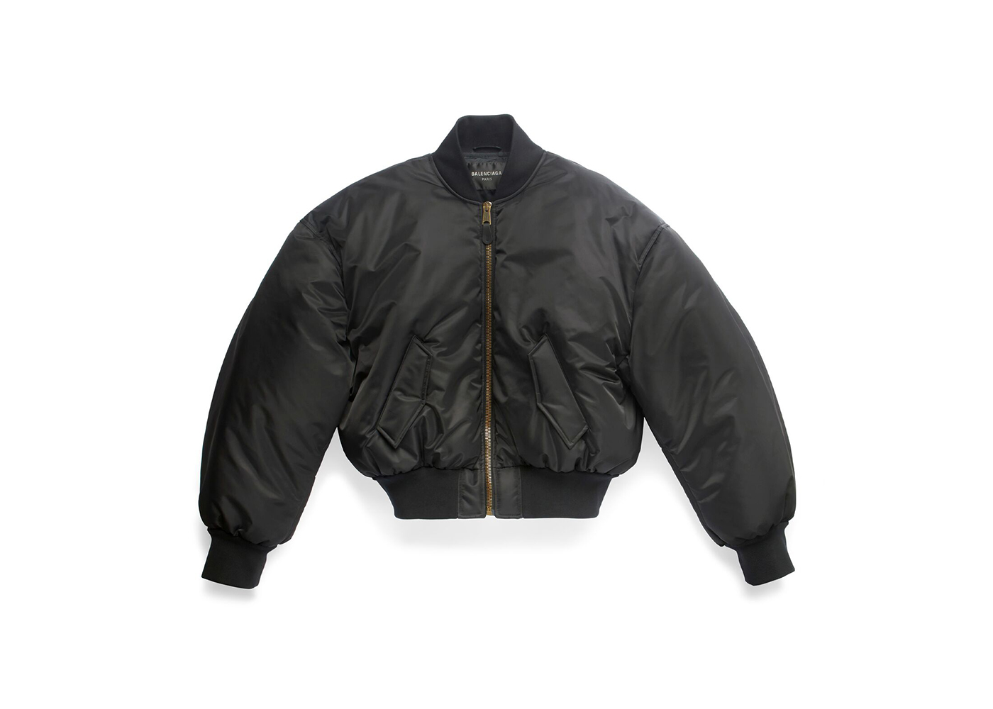 Black Padded nylon bomber jacket  Balenciaga  MATCHESFASHION US