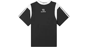Balenciaga Boxy Side Striped Sporty B Logo T-shirt Black/White