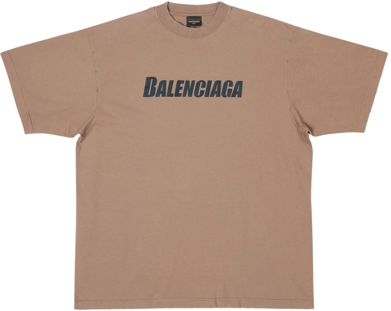 Udlænding Bedstefar gå Balenciaga Caps Boxy Fit T-shirt Grey - FW23 - US