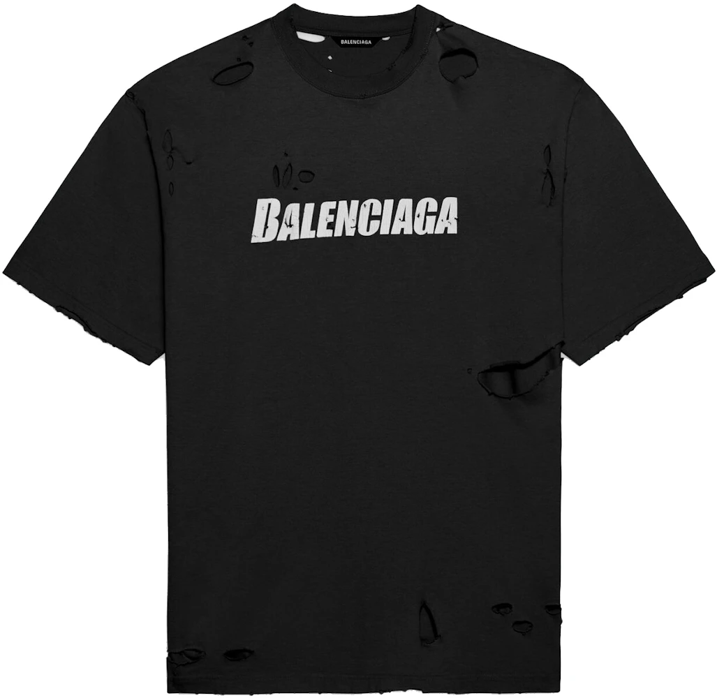 Balenciaga, Shirts, Balenciaga Distressed Tshirt