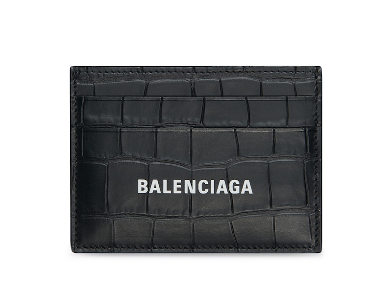 balenciaga croc card holder