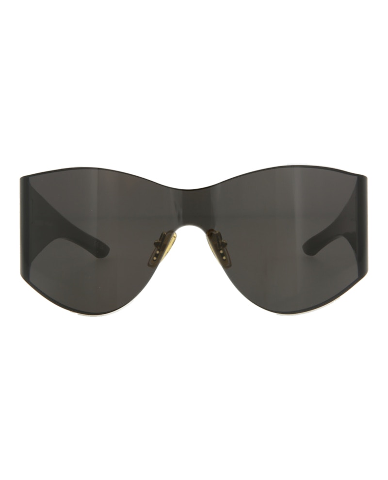 Balenciaga Cat Eye-Frame Nylon Sunglasses Grey/Grey/Grey