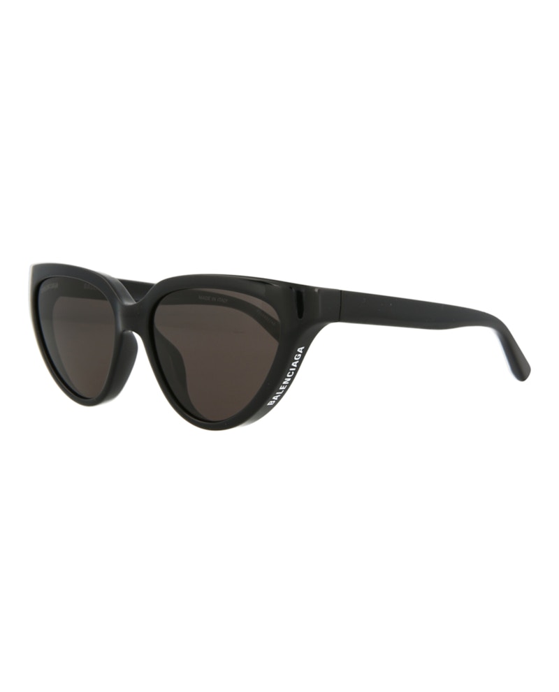 Balenciaga Cat Eye Sunglasses Black/Black/Grey (BB0149S-30011214 