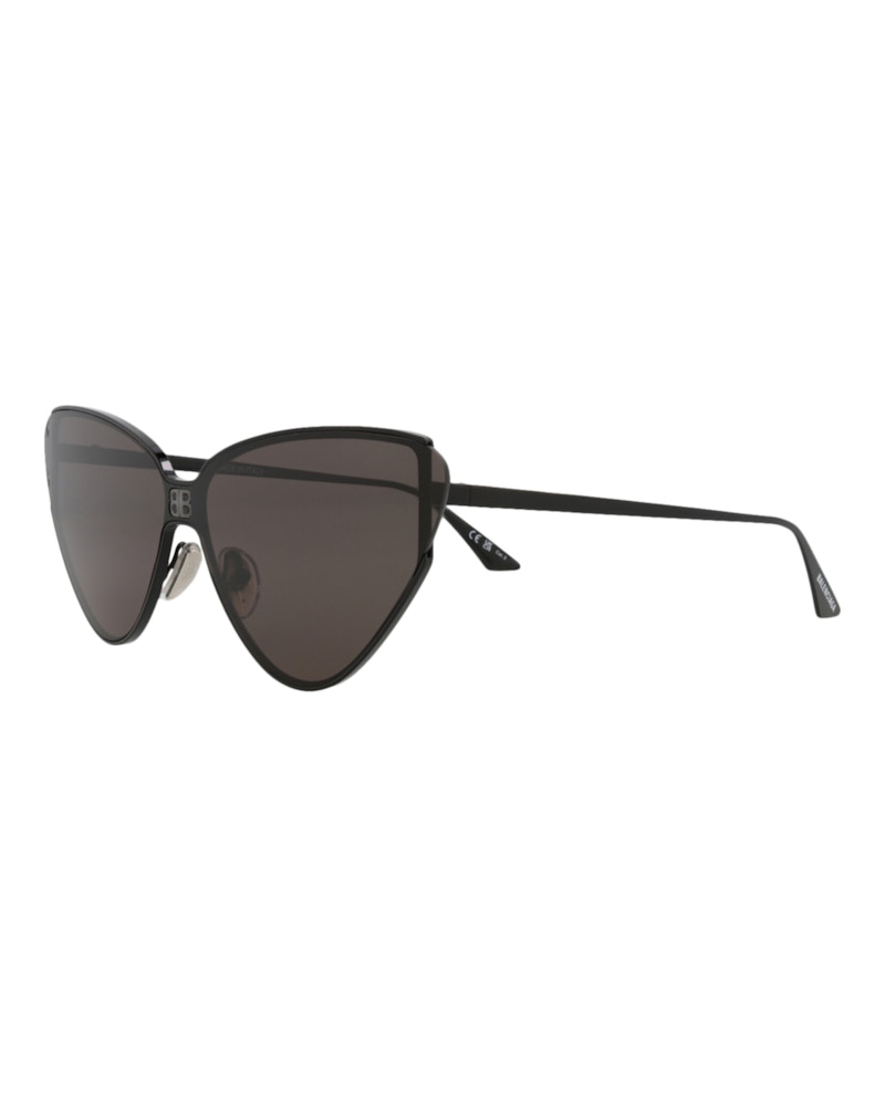 Pre-owned Balenciaga Women's Cat Eye Sunglasses/30011959001) In Black/grey (bb0191s