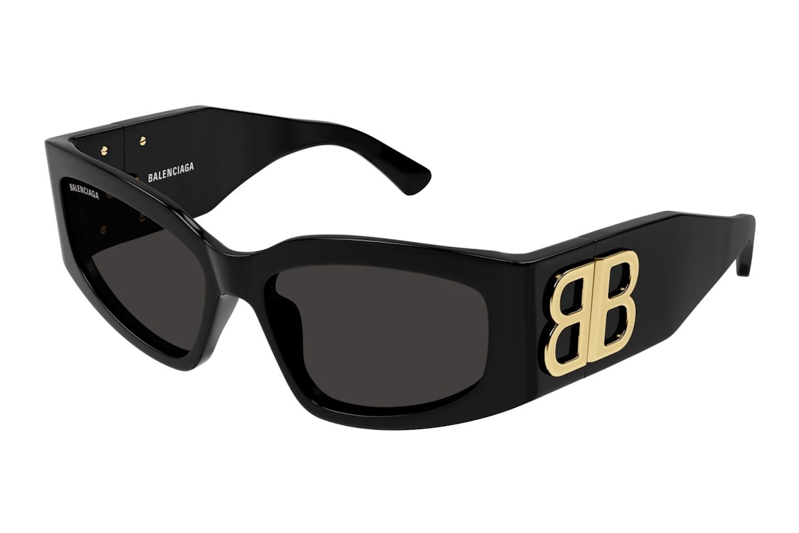 Pre-owned Balenciaga Cat Eye Sunglasses Black/grey (bb0321s-002)