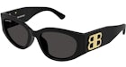 Balenciaga Lunettes de soleil Cat Eye Noir/Gris (BB0324SK-002)