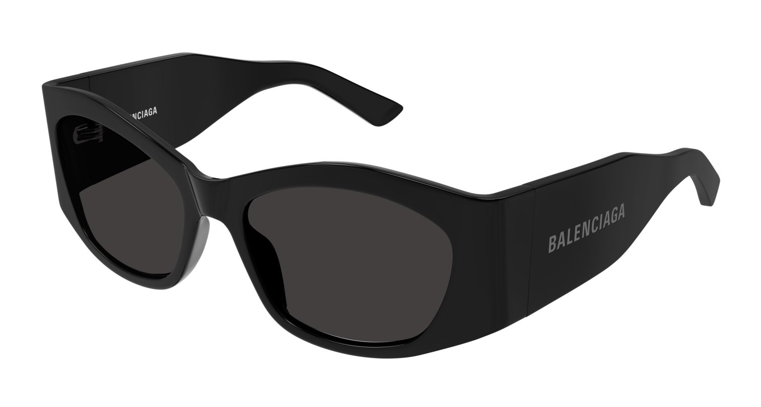 Balenciaga Cat Eye Sunglasses Black/Grey (BB0329S-001) in Acetate ...