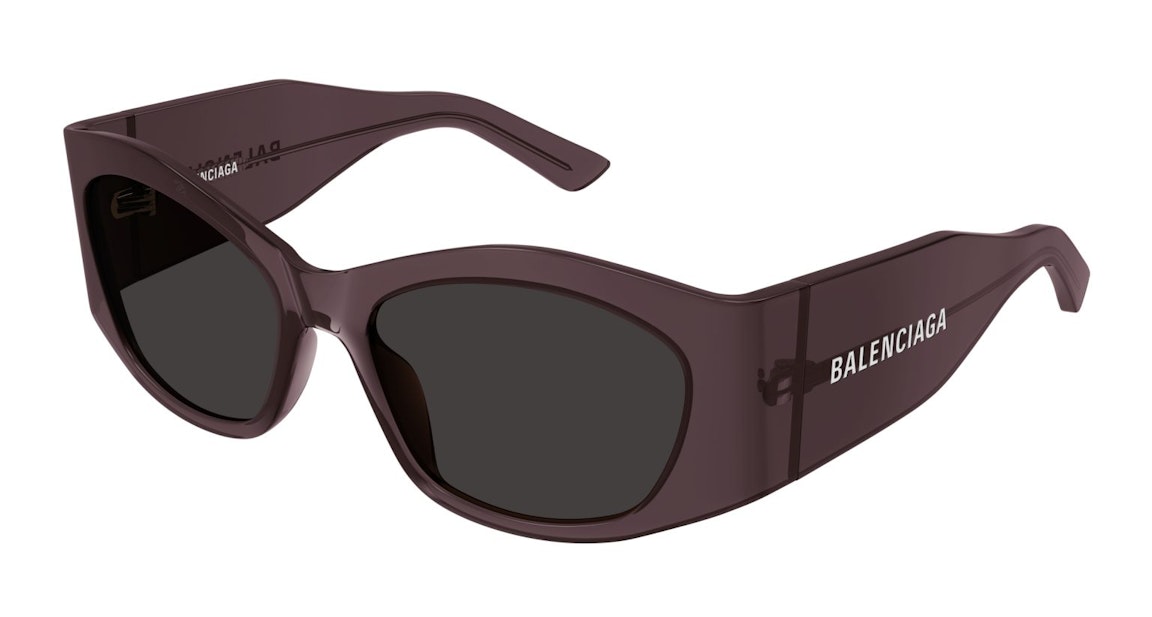 Pre-owned Balenciaga Cat Eye Sunglasses Brown/grey (bb0329s-004)