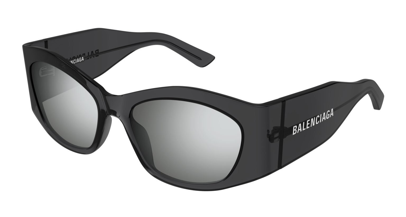 Balenciaga Cat Eye Sunglasses Grey/Silver (BB0329S- 003) in ...