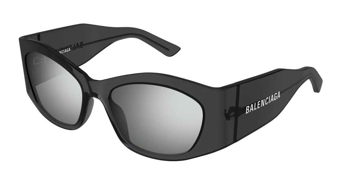 Pre-owned Balenciaga Cat Eye Sunglasses Grey/silver (bb0329s- 003)