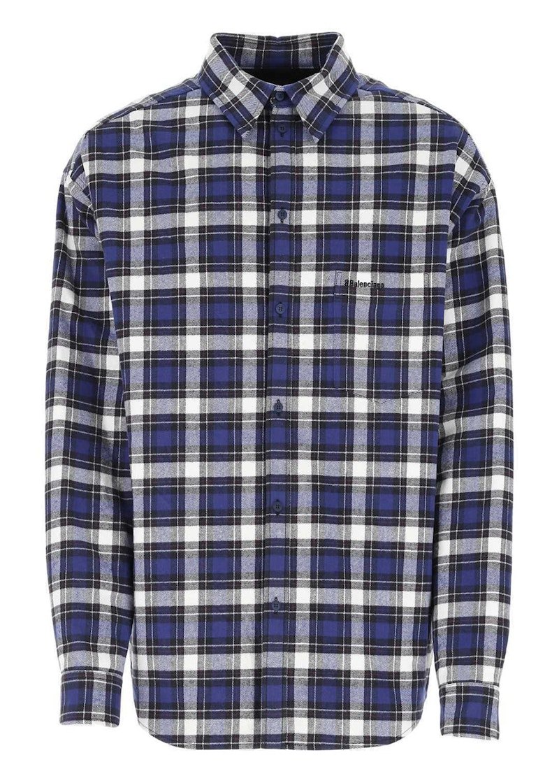 Balenciaga Oversized ShortSleeve Poplin Shirt  Neiman Marcus