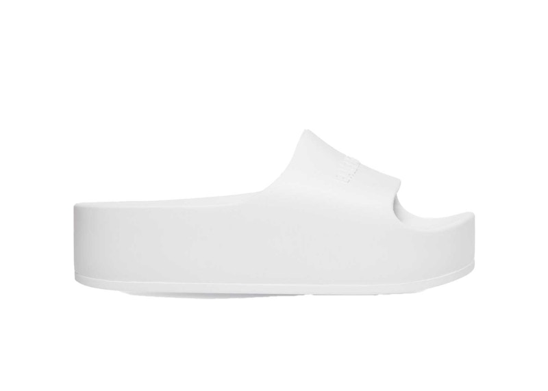 Pre-owned Balenciaga Chunky Slide (women's) Sneakers In White