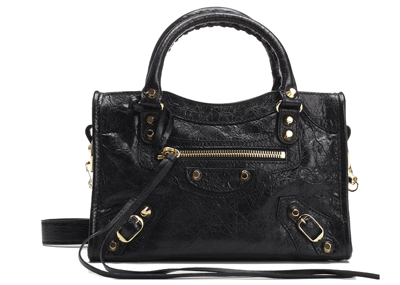 Balenciaga Classic City Mini Leather Bag in Black  Lyst