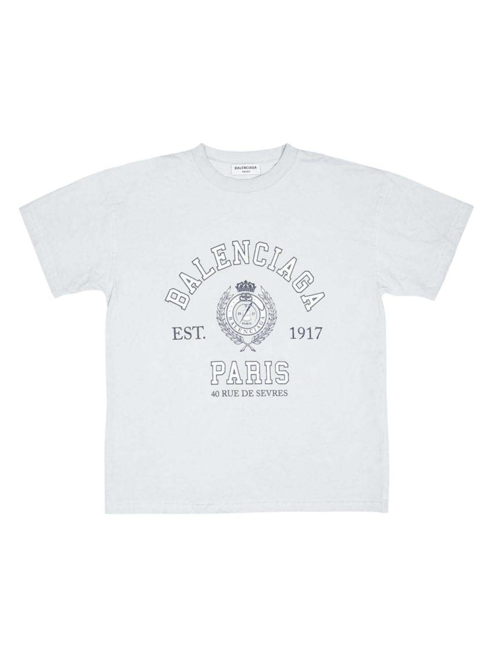 Balenciaga College 1917 T-Shirt White