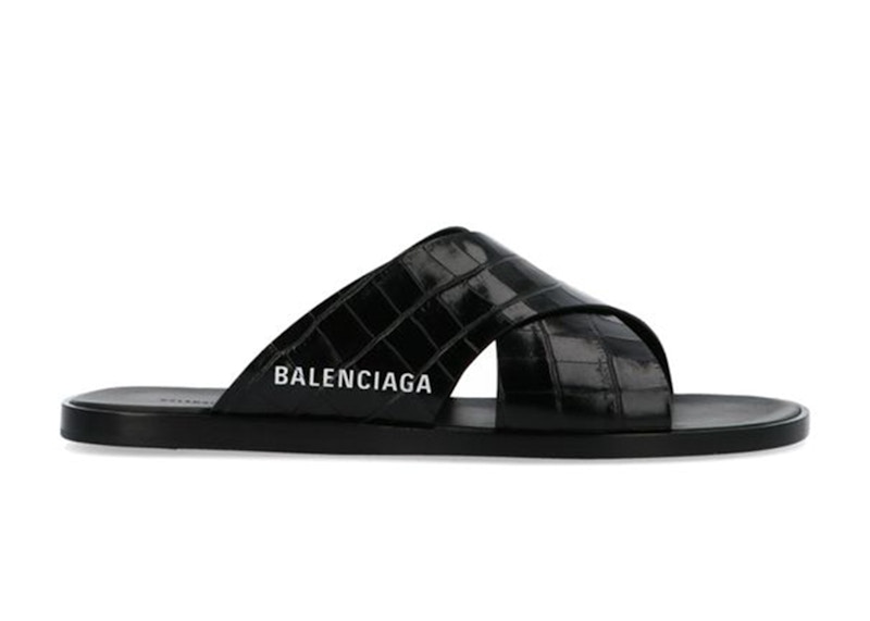 Balenciaga crocodile slides new arrivals