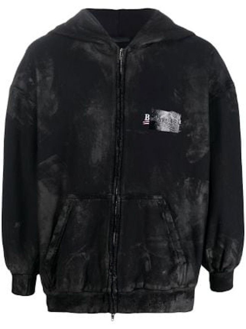 Balenciaga fur discount hoodie