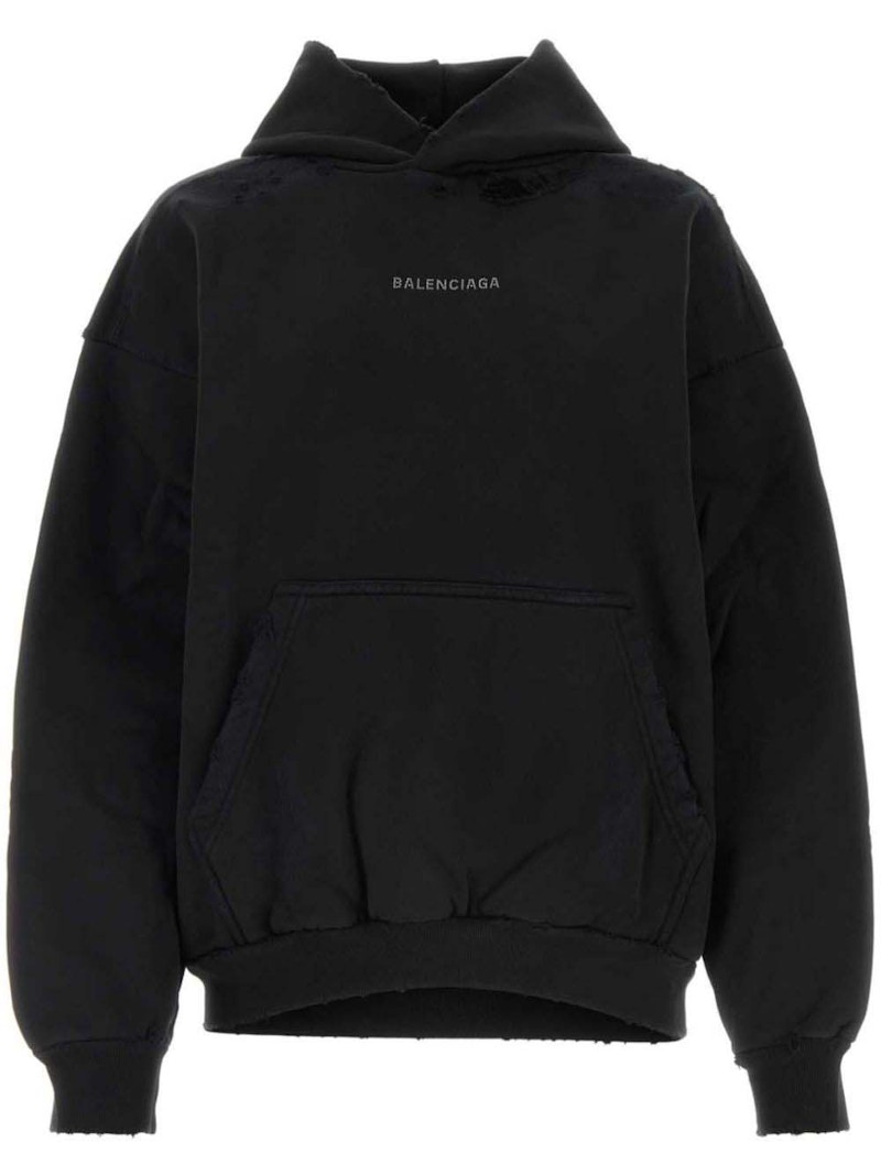 BALENCIAGA 22AW 90/10 hoodie size 2 ブラック - メルカリ