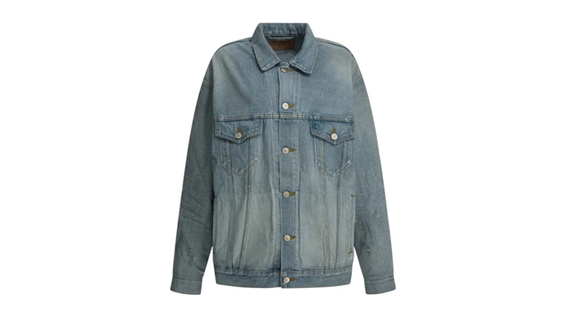 Balenciaga Denim Jacket Light Blue