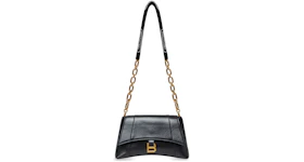Balenciaga Downtown Shoulder Bag with Chain Small Black
