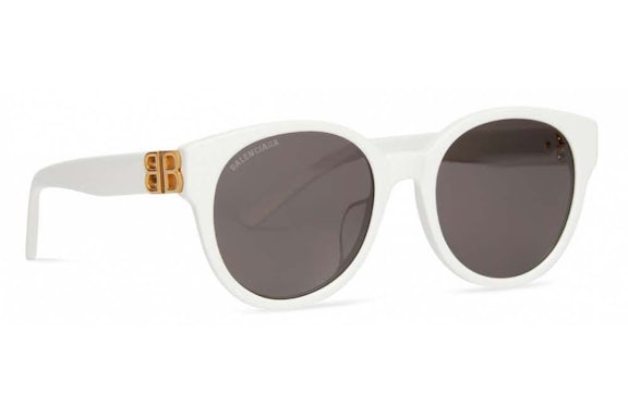 Gafas de sol Balenciaga Dynasty Round Blanco