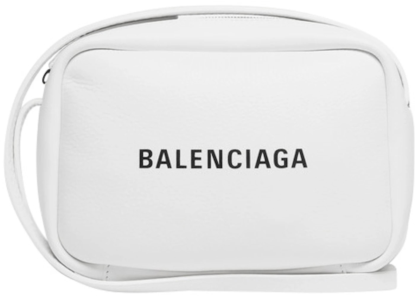 Balenciaga Everyday Camera Bag S White/Black in Calfskin Leather