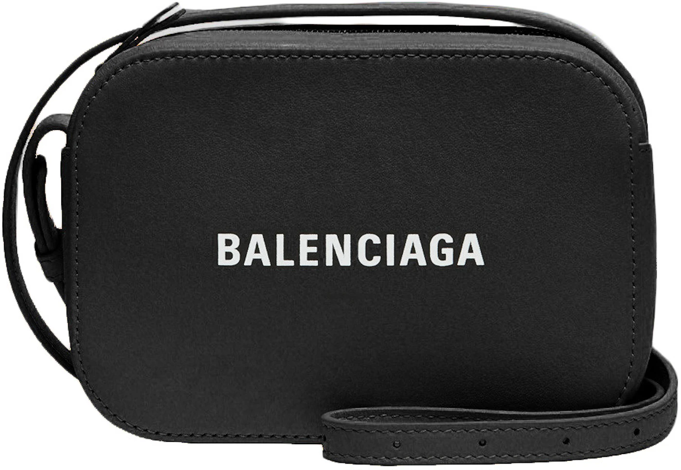 Balenciaga Everyday Camera Shoulder Bag XS Pink in Leather with