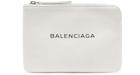 Balenciaga Everyday Clutch White