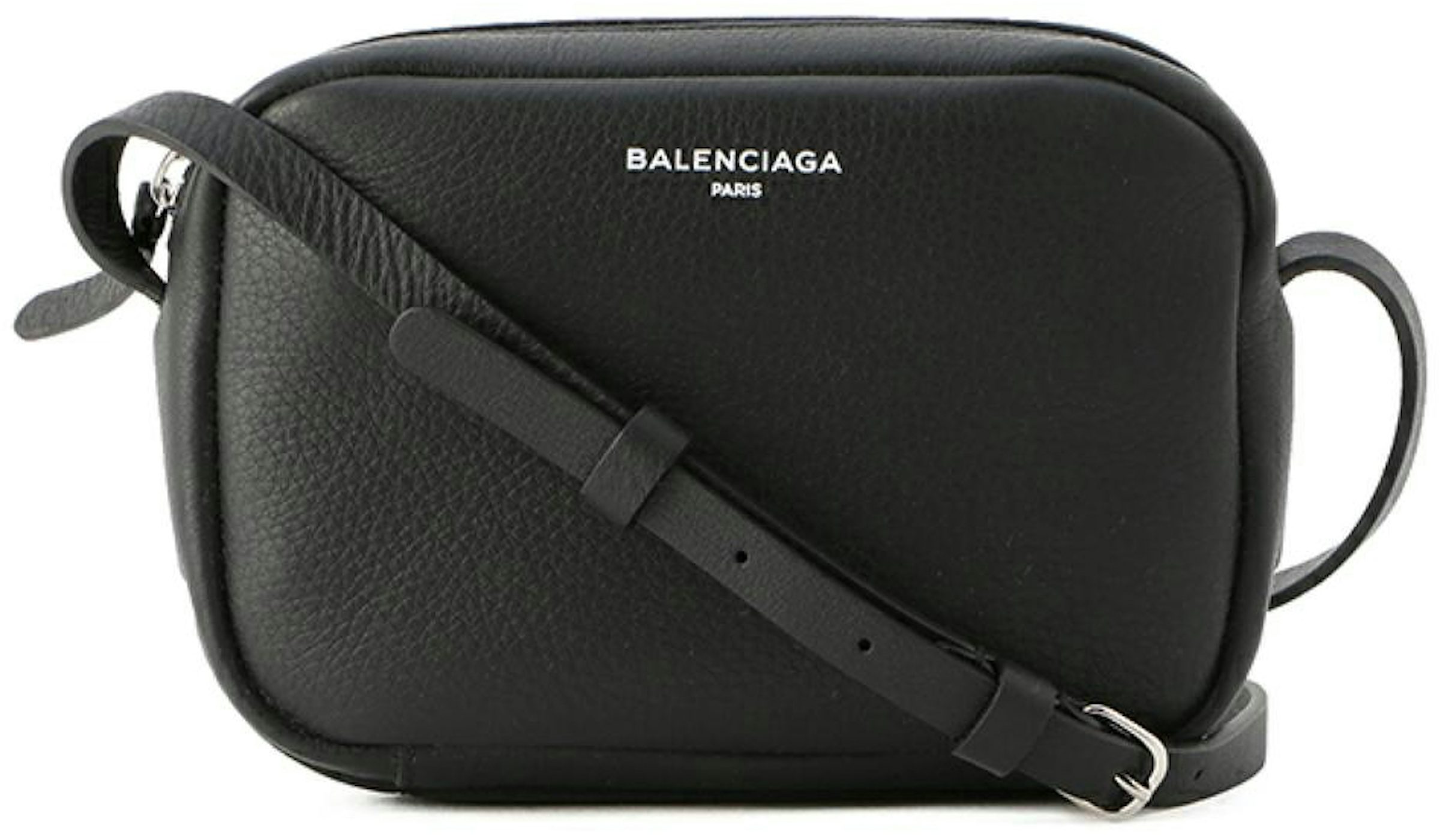 Balenciaga Everyday Shoulder Bag XS Silver in Leather with Silver
