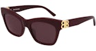 Balenciaga Everyday Sunglasses Burgundy Red (BB0132S 004)