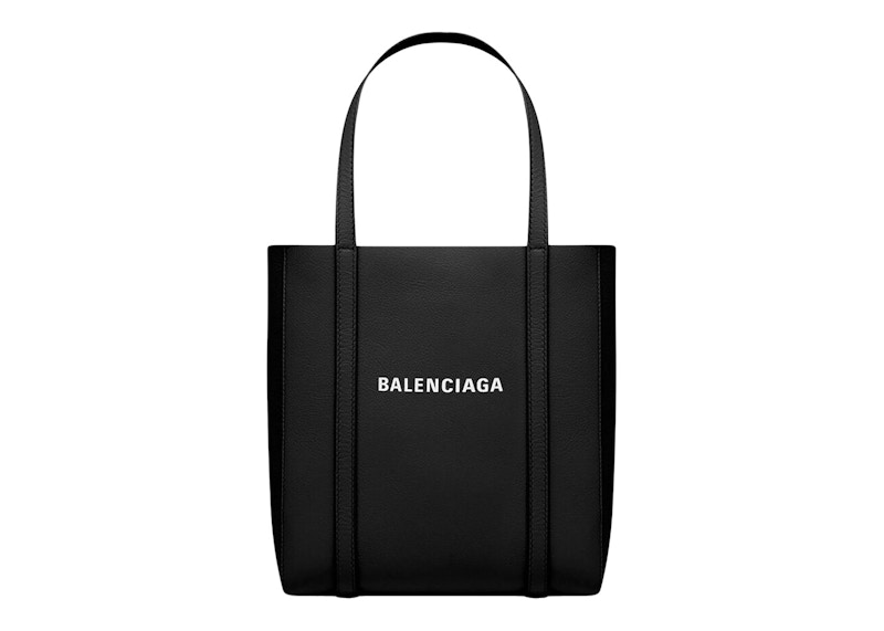 Balenciaga Everyday Tote Bag XXS Black in Calfskin Leather with