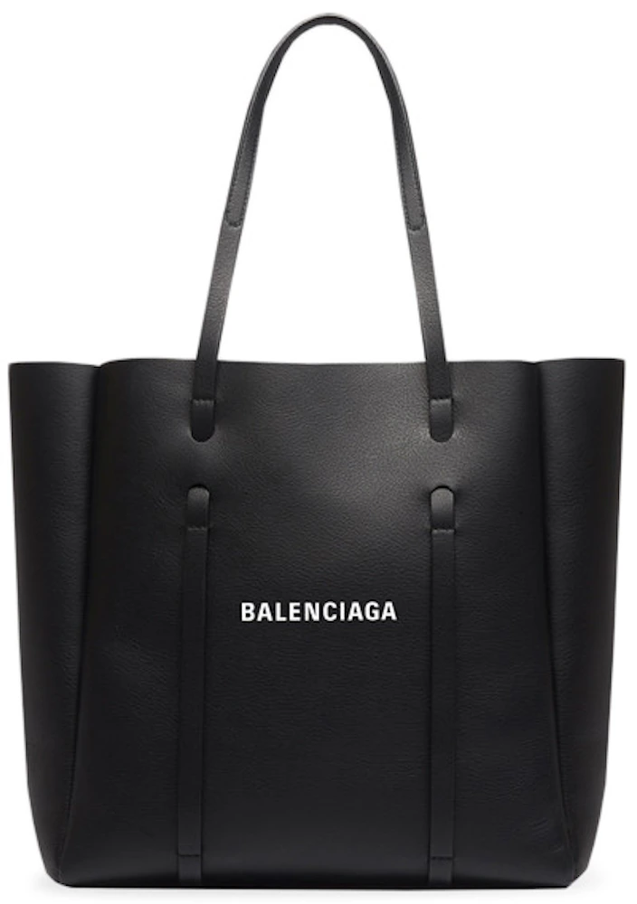 Balenciaga Everyday Tote S Black in Calfskin Leather with Silver-tone - US