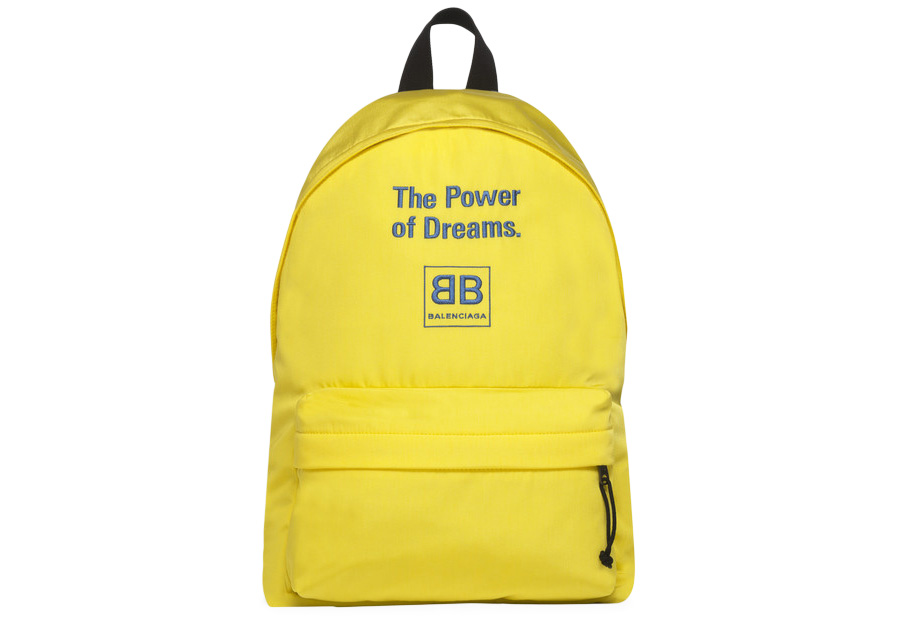 Balenciaga Explorer Backpack The Power of Dreams Large Yellow/Blue