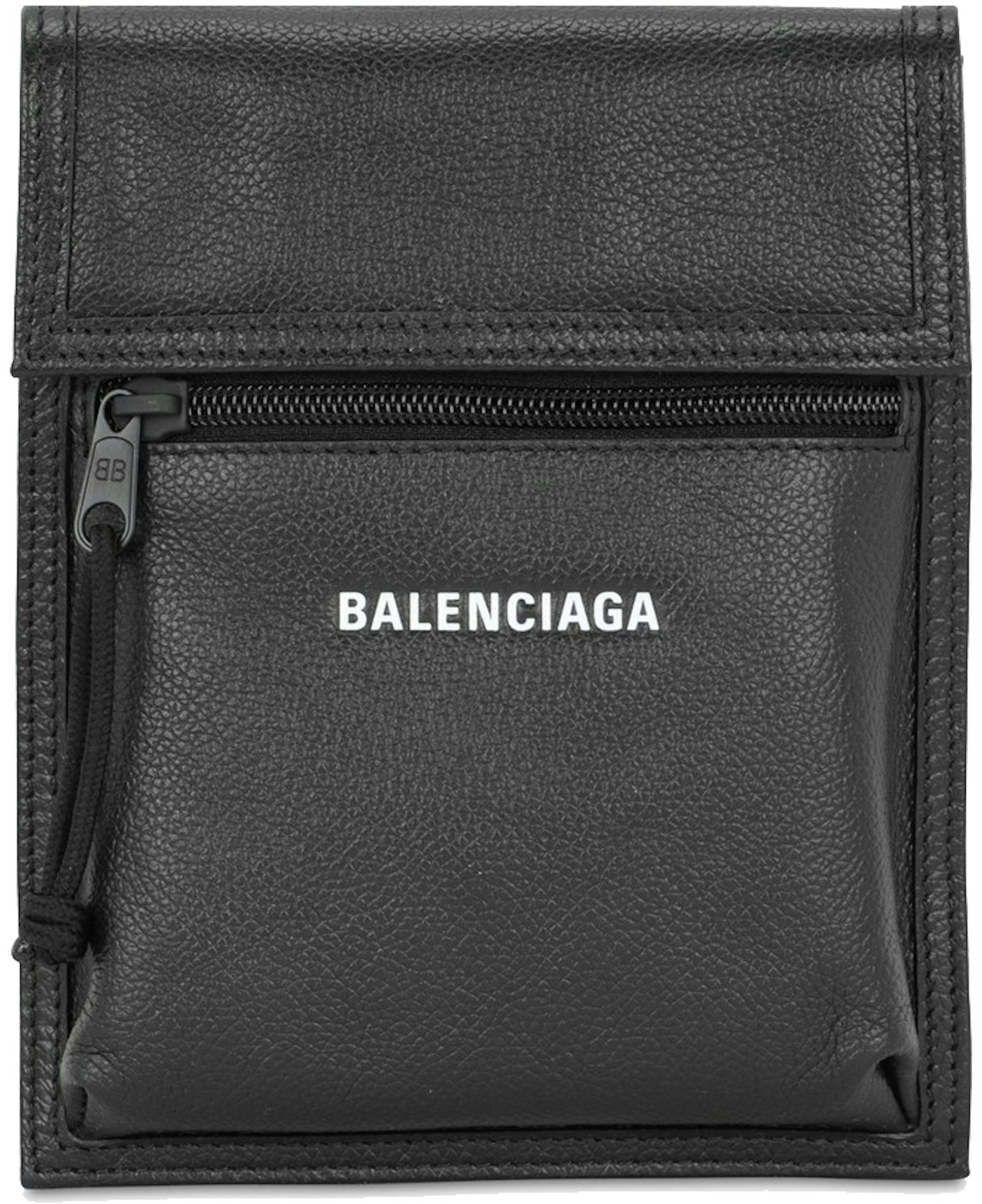 Balenciaga Trash Bag Large Pouch - Black