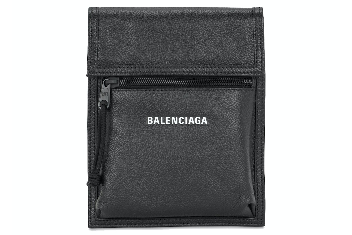 Pre-owned Balenciaga Explorer Pouch Messenger Bag Small Black