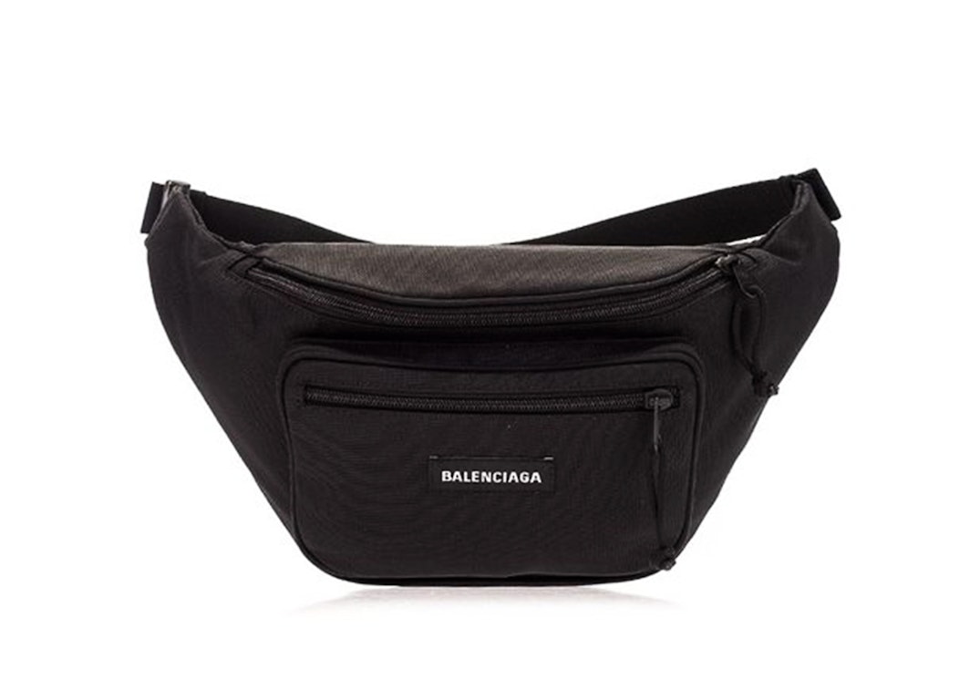 Pre-owned Balenciaga Explorer Ss21 Belt Bag Black/white