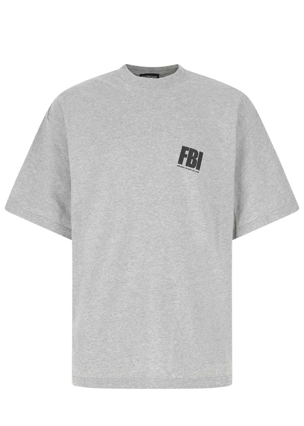 【新品】BALENCIAGA FBI Tシャツ オーバーサイズ グレー