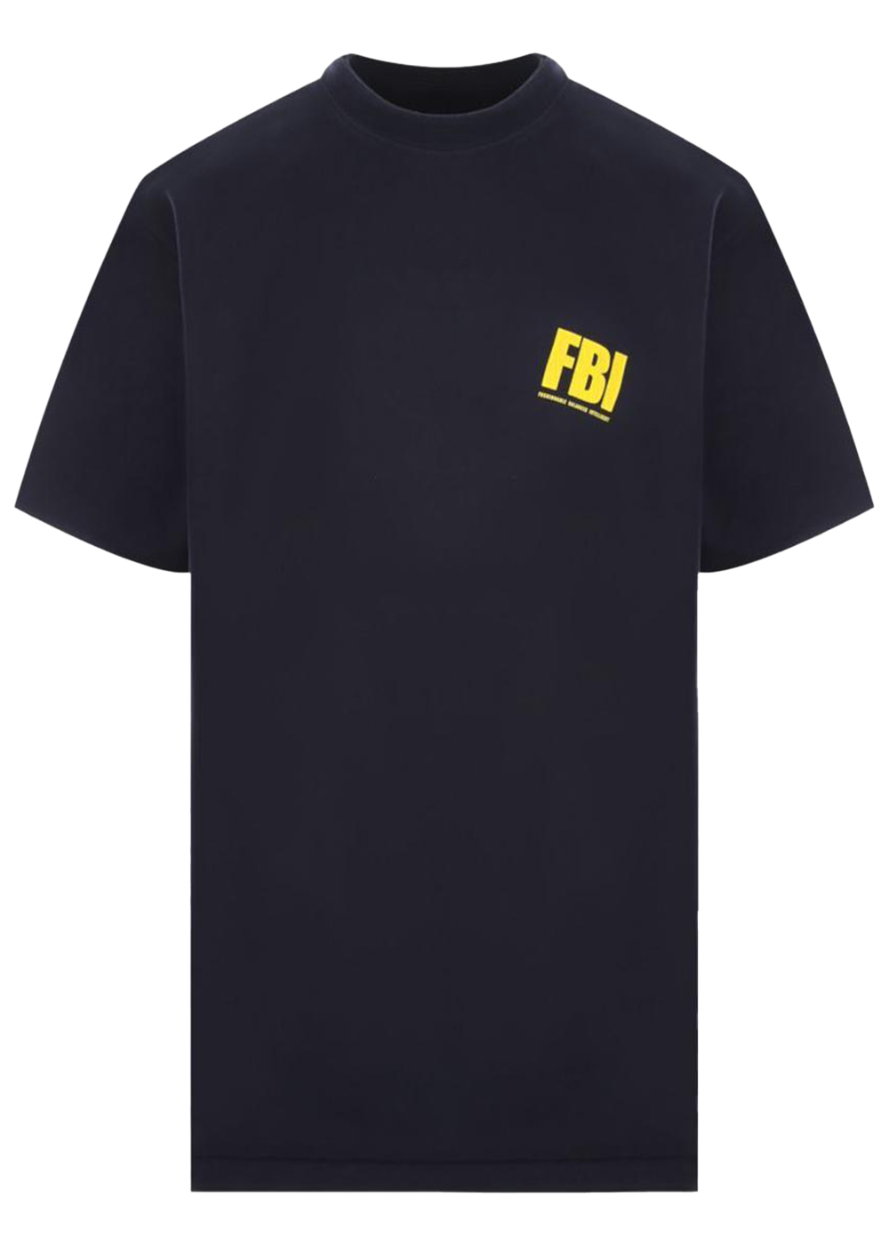 Balenciaga FBI Print Year Of The Tiger Reversible T-Shirt Dark  Blue/Black/Yellow