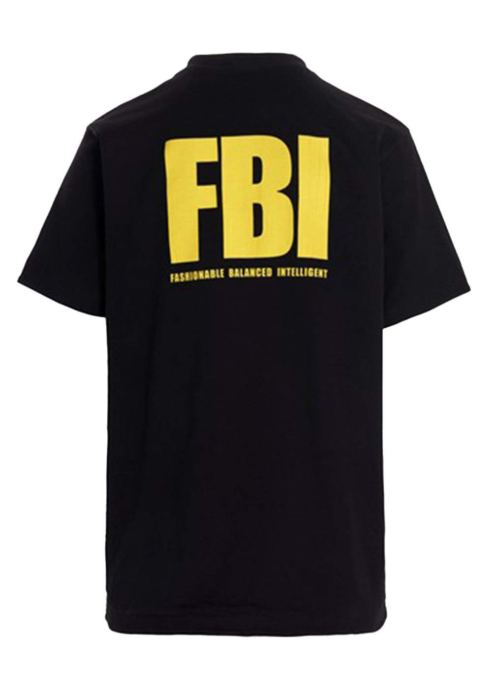 Balenciaga FBI Print Year Of The Tiger Reversible T-Shirt Dark  Blue/Black/Yellow