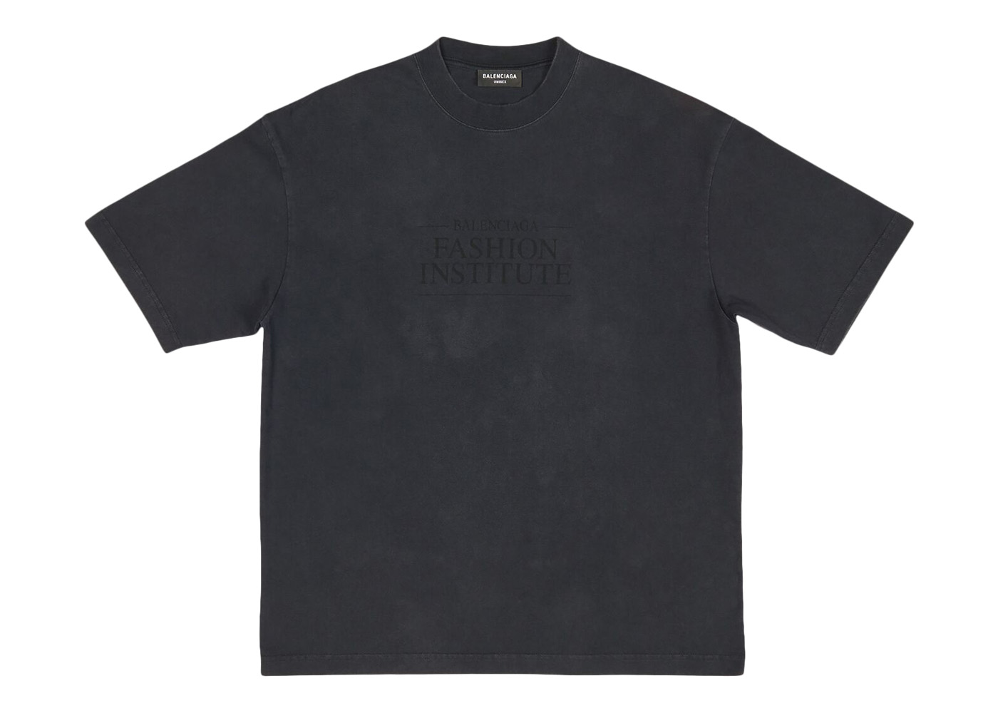 Balenciaga Fashion Institute Medium Fit T-shirt Washed Black