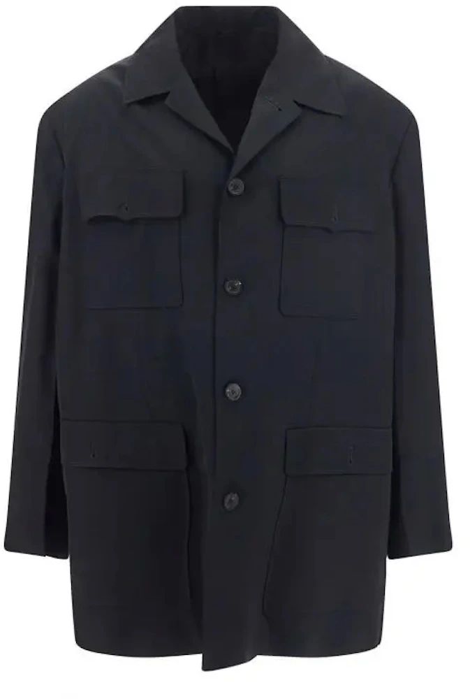 Balenciaga Flap Pockets Jacket Black Herren - SS22 - DE