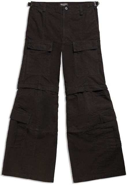 Louis Vuitton LV x YK Technical Gabardine Pants, Black, 36