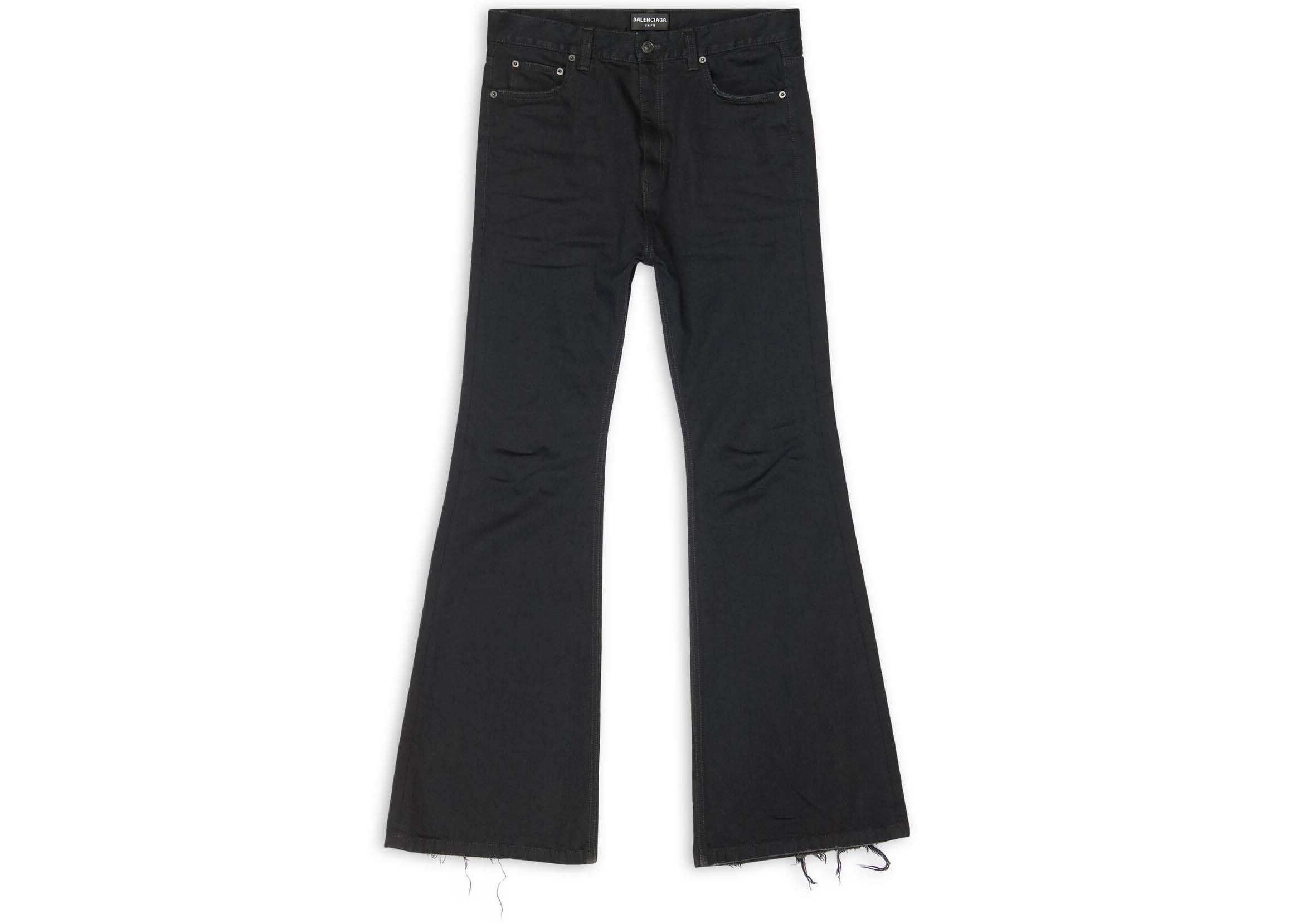 Balenciaga Flared Trousers Black - FW22 - JP
