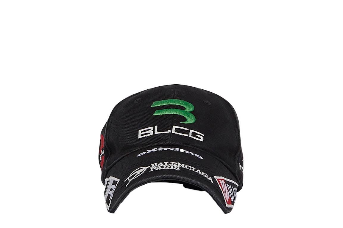 Pre-owned Balenciaga Gamer Embroidered Hat Black