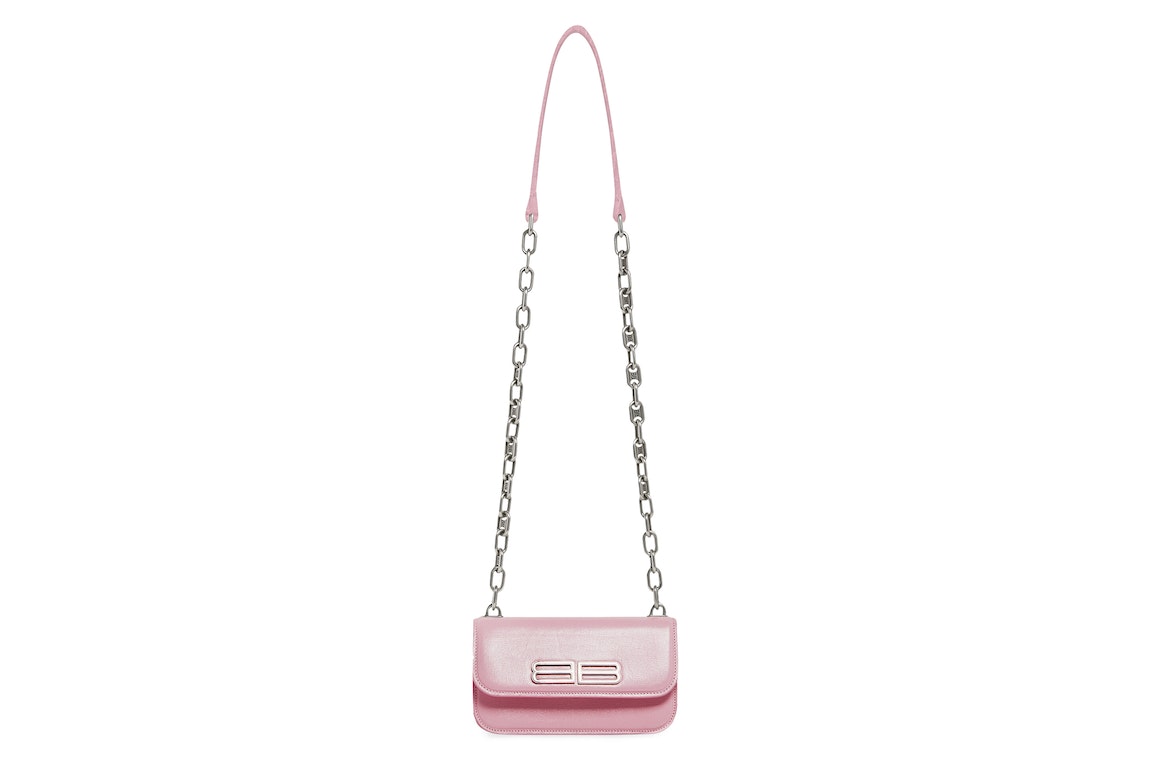 Pre-owned Balenciaga Gossip Shoulder Bag Xs Pink